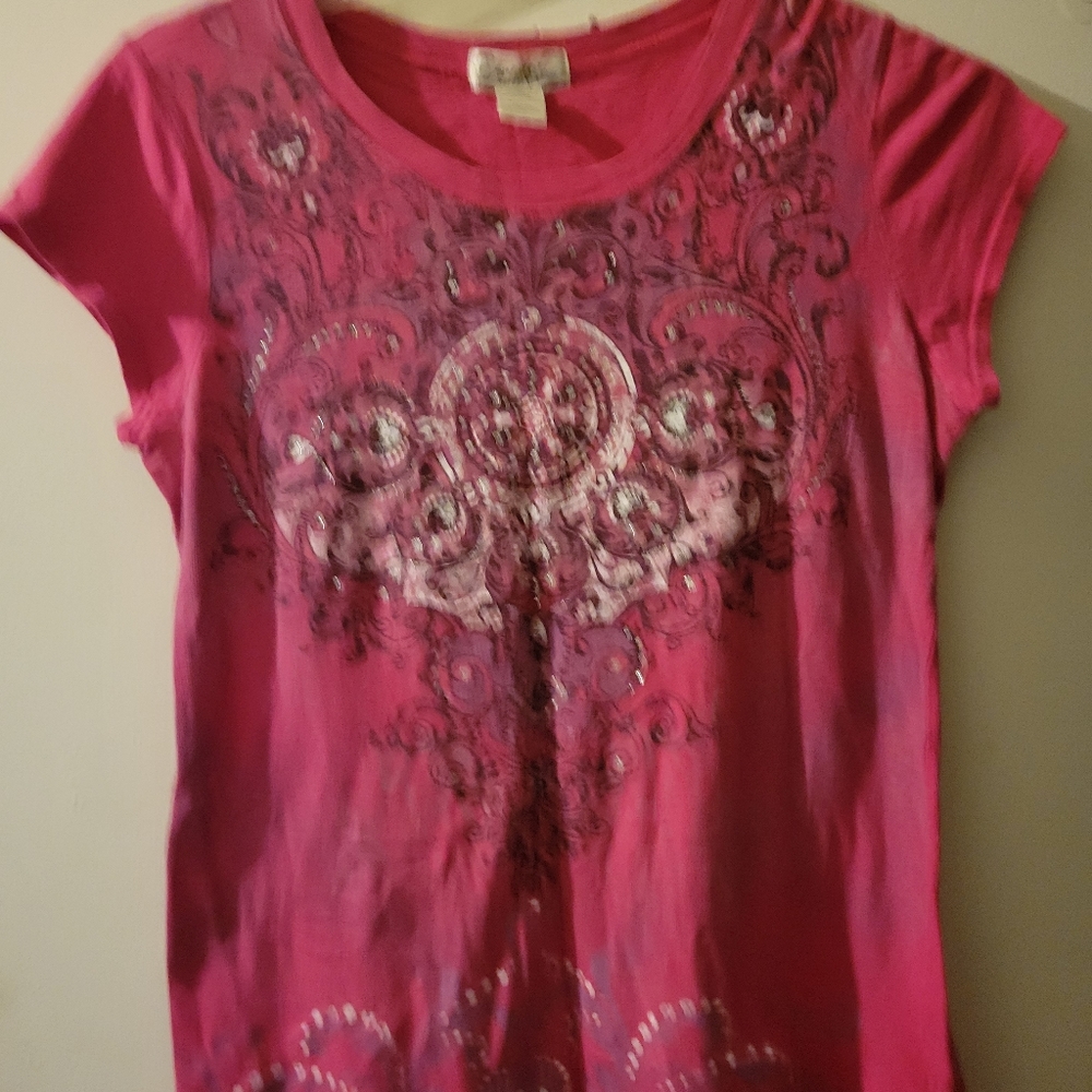 Cute pink tee